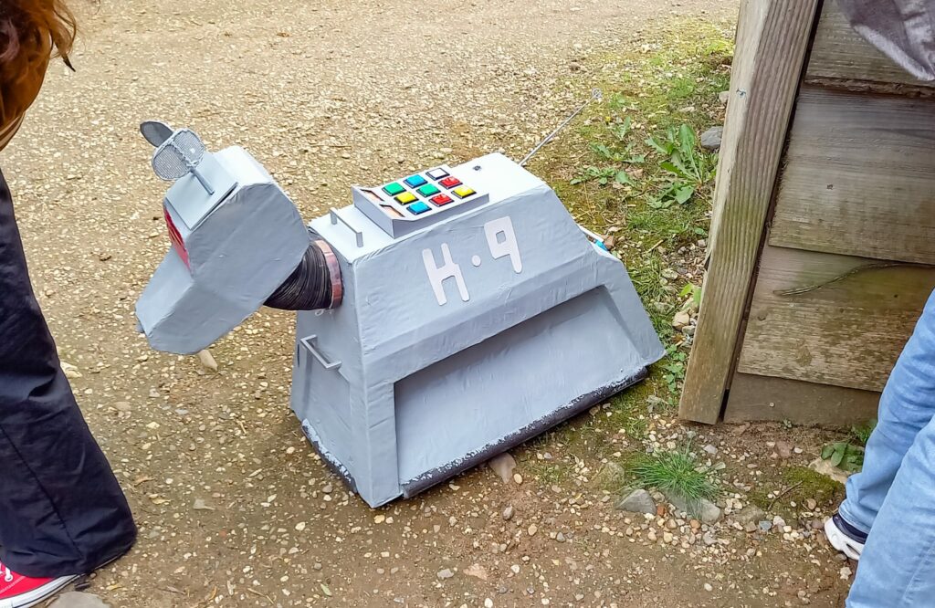 A robot dog - K9 - from Doctor Who